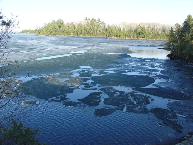 Looking to the west off the deck of Cottage 9